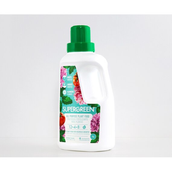 SuperGreen All Purpose Plant Food 12-4-8, 1 L