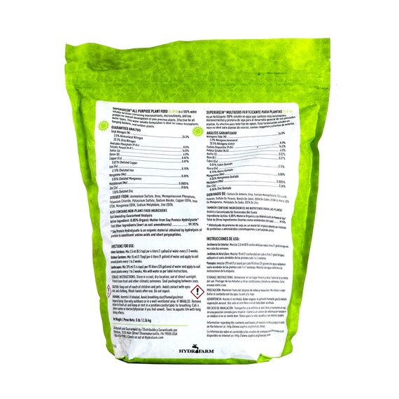 SuperGreen All Purpose 24-8-16, 5 lb