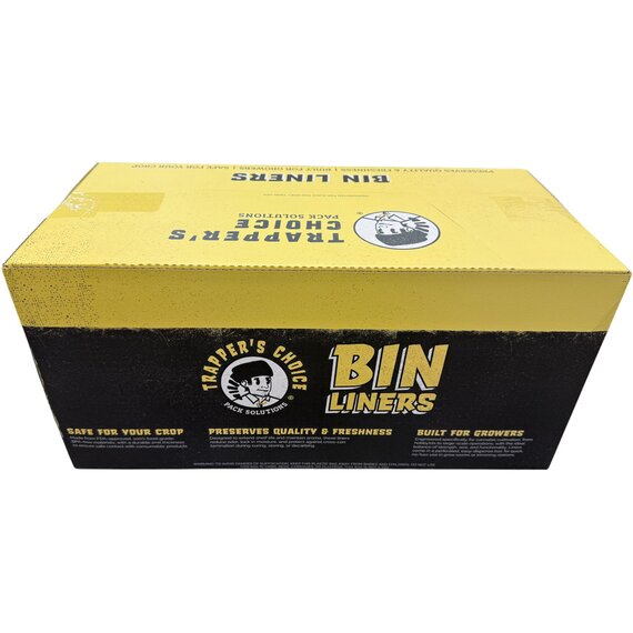 Trapper's Choice Bin Liners, 54” x 36” (2 mil) roll of 100