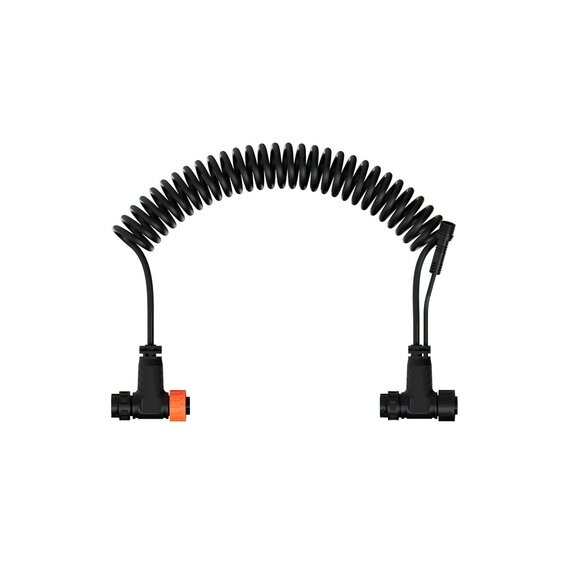 ThinkGrow 4ft AWG#18 Daisy Chain Coiled Cord with T Splitter for Lifter System (TDC-5)