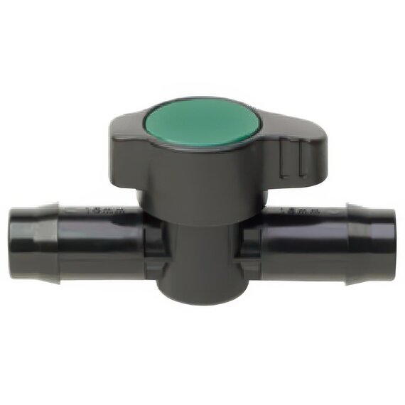 Netafim 17mm Shut-Off Valve - Dual Barbed Connectors - 10 Count