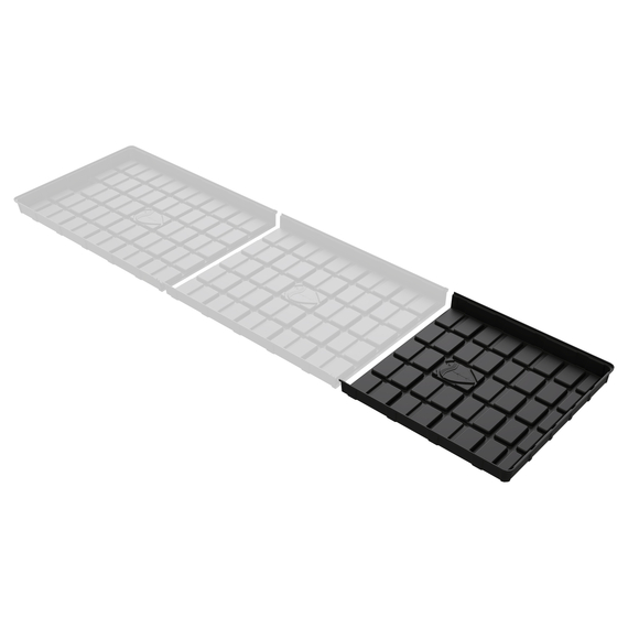Botanicare Original Grow Trays End Tray - 4ft W x 4ft L - Black