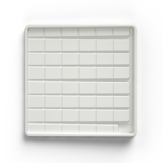 Botanicare Mobile Rack Tray - 4ft x 4ft - White