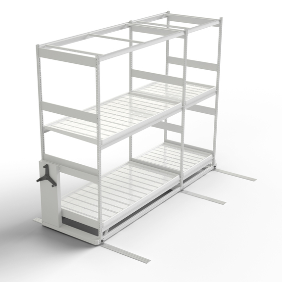 Botanicare Mobile Rack Tray - 4ft x 4ft - White