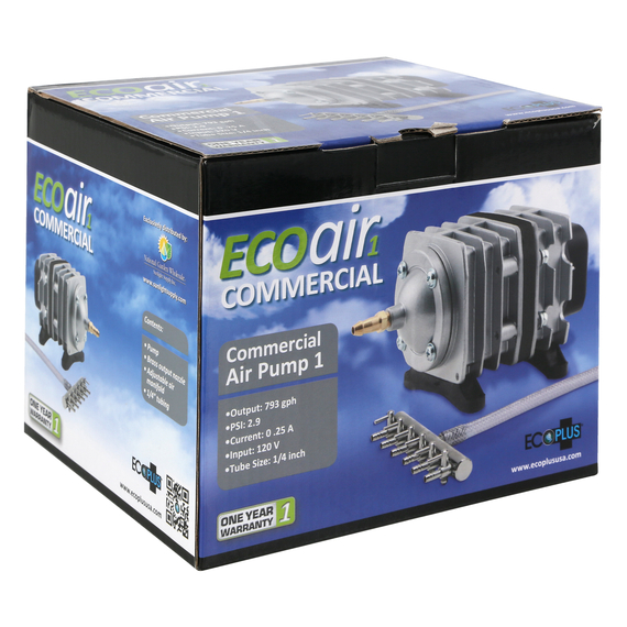 EcoPlus Eco Air 1 Commercial Air Pump - 793 GPH - 1 Outlet