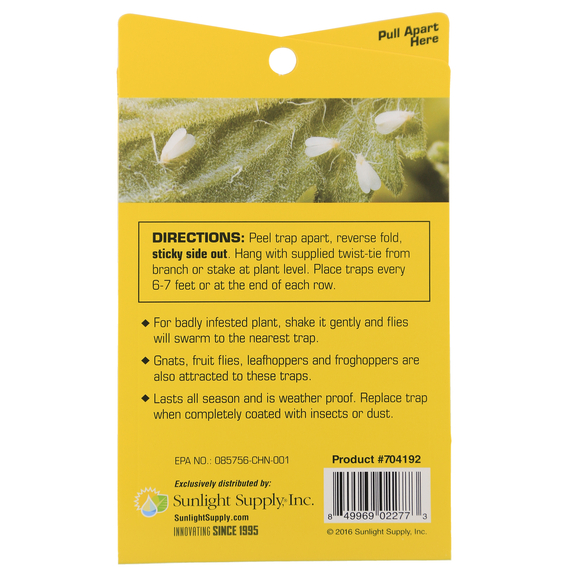 Grower's Edge Aphid Whitefly Sticky Traps - 5pk
