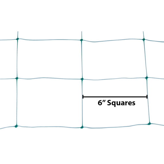 Grower's Edge Trellis Netting - Bulk Roll - 6.5ft x 3300ft - Green