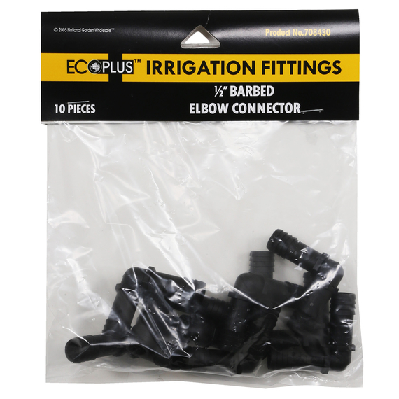 Hydro Flow Premium Barbed Elbow Fitting - 1/2in