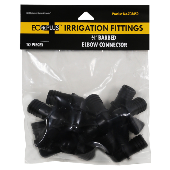 Hydro Flow Premium Barbed Elbow Fitting - 3/4in