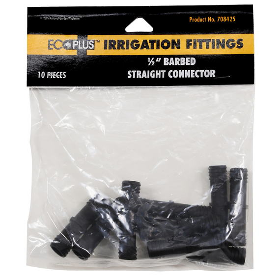 Hydro Flow Premium Barbed Straight Fitting - 1/2in