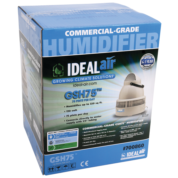 Ideal-Air Commercial Grade GSH75 Humidifier - 75 Pint
