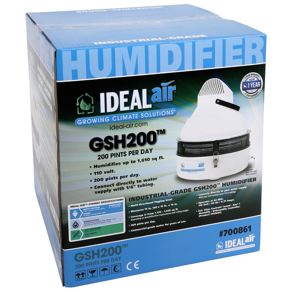 Ideal-Air Industrial Grade Humidifier - 200 Pint