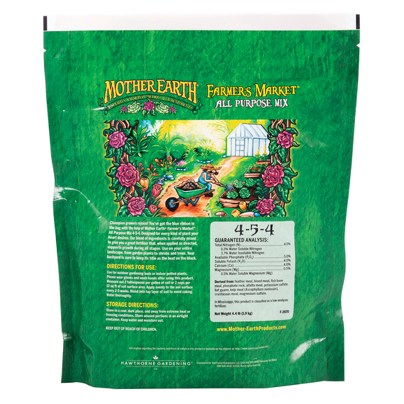 Mother Earth Farmer's Market All Purpose Mix 4-5-4 - 4.4lb