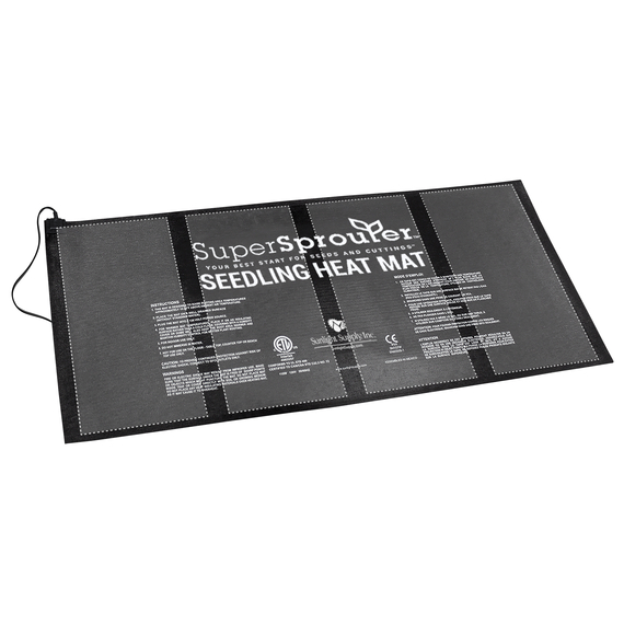 Super Sprouter Seedling Heat Mat - 110W - 21in x 48in - 5ft Power Cord