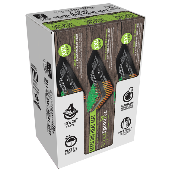 Super Sprouter Seedling Heat Mat - 110W - 21in x 48in - 5ft Power Cord