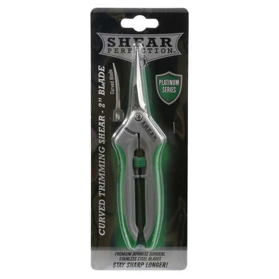 Shear Perfection Platinum Series Stainless Steel Shear - 6.5in L - 2in Curved Blades