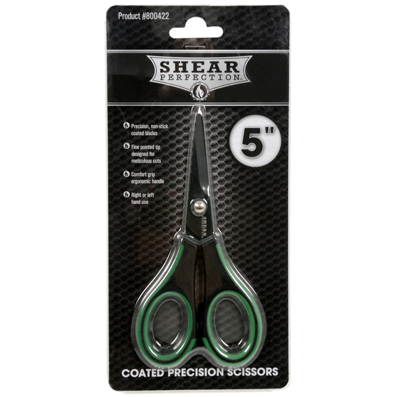 Shear Perfection Precision Series Non-Stick Scissors - 5in L - 2in Straight Blades